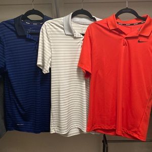 COPY - 3 Nike golf Dri fit shirts
